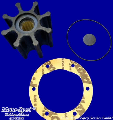 Impeller passt für Volvo Penta MD-TAMD, AQAD, AD, KAD30, 31, 40,41,60,70, ersetzt 24139377, 21951356, 877061 und 3841697